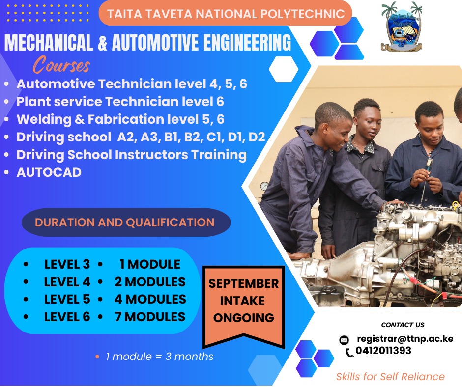 Mechanical and Automotive Engineering